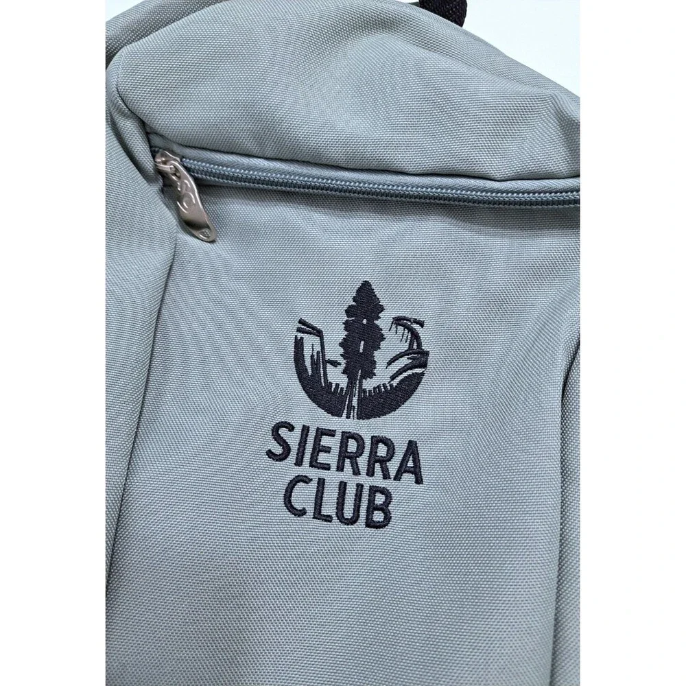 Sierra Club Backpack Daypack Gray Lightweight Hiking Bookbag Bag School